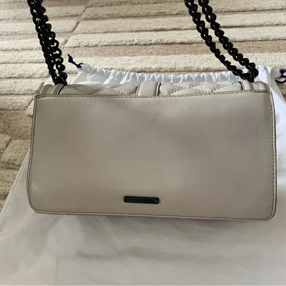 Rebecca Minkoff Quilted Love Crossbody With Chain Inset - Picture 3 of 9